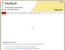 Tablet Screenshot of choral-competition-mosbach.de